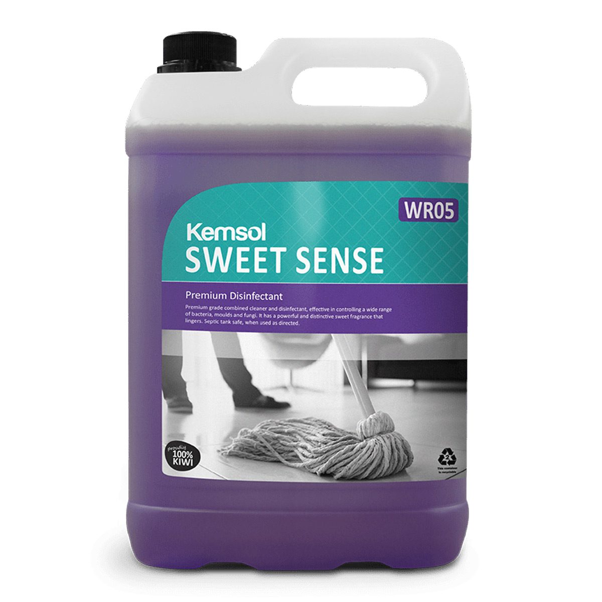 cleaning-products-disinfectants-and-sanitisers-kemsol-sweet-sense-disinfectant-premium-grade-janitorial-and-washroom-disinfectant-septic-tank-safe-pine fragrance-vjs-distributors-KSWEETSKU