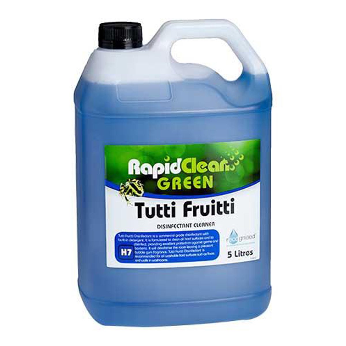cleaning-products-disinfectants-and-sanitisers-rapidclean-green-tutti-fruitti-disinfectant-cleaner-5L-litre-commercial-grade-disinfectant-with-built-in-detergent-js-distributors-RAP140420SKU