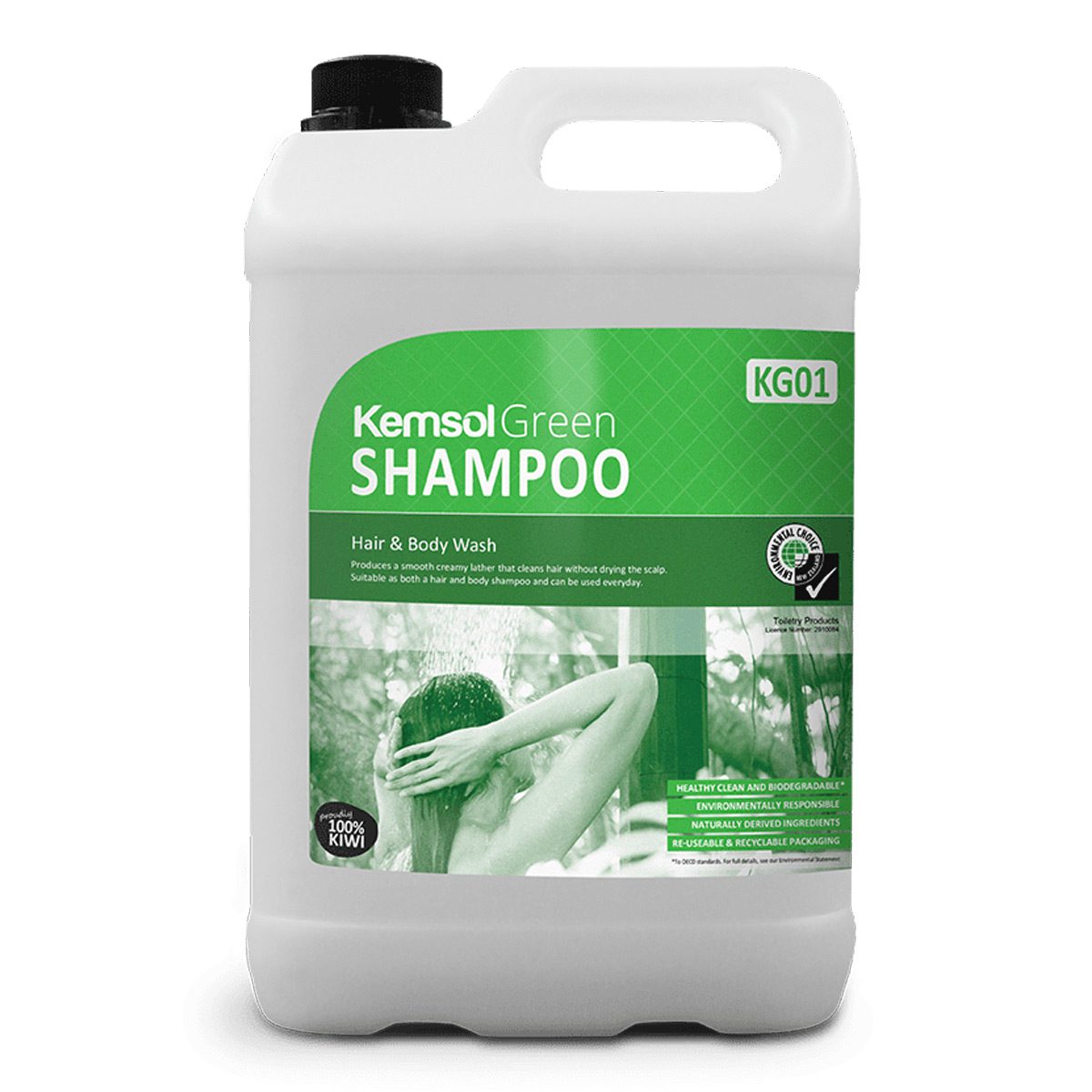 cleaning-products-environmental-kemsol-green-shampoo-5L-litre-soft-on-hair-gentle-on-skin-smooth-creamy-lather-cleans-without-drying-scalp-leaves-soft-floral-fragrance-vjs-distributors-KSHAM