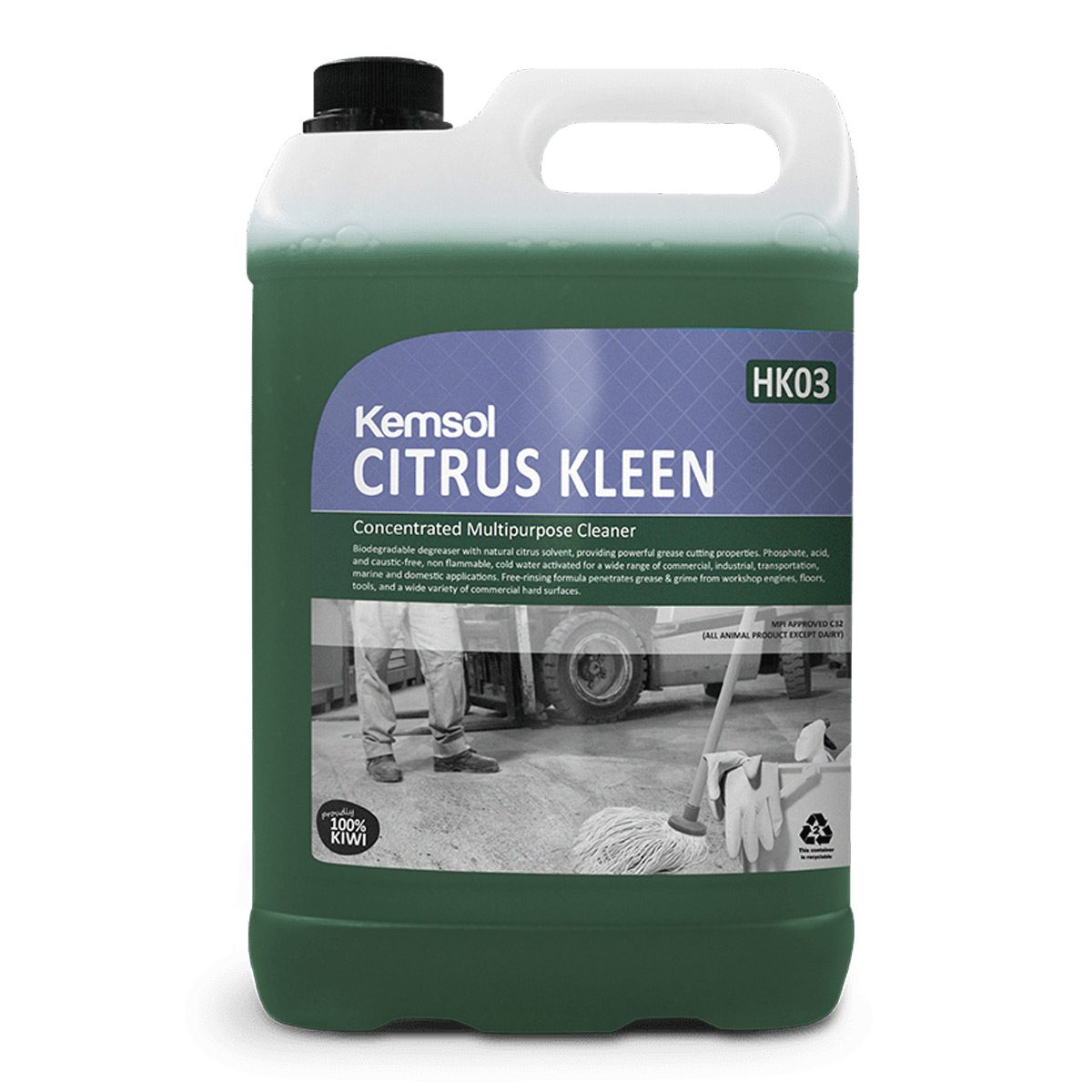 cleaning-products-kitchen-multipurpose-kemsol-citrus -kleen-5L-biodegradable-degreaser-grease-cutting-properties-phosphate-acid-caustic-free-non-flammable-cold-water-activated-vjs-distributors-KCKLEESKU