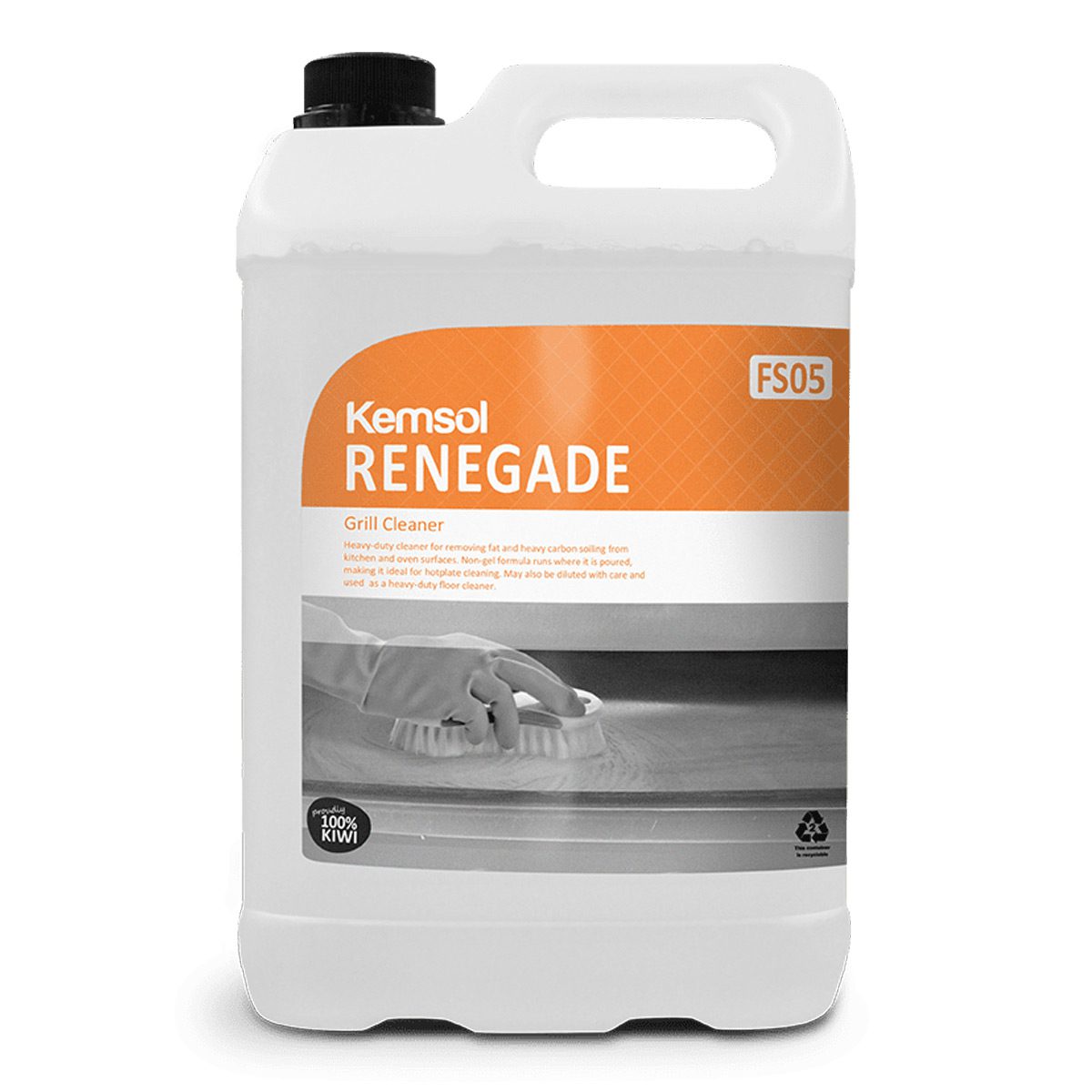cleaning-products-kitchen-multipurpose-kemsol-renegade-pro-grill-amd-oven-cleaner-5L-litre-heavy-duty-cleaner-removing-fat-heavy-carbon-soiling-non-gel-formula-vjs-distributors-KRENE