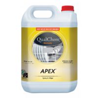 cleaning-products-kitchen-multipurpose-qualchem-5L-litre-apex-and-spray-and-wipe-all-purpose-spray-&-wipe-pleasant fragrance-use-on-most-washable-surfaces-walls-tables-benches-vjs-distributors-APX5