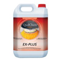 cleaning-products-kitchen-multipurpose-qualchem-ex-plus-clear-alkali-all-purpose-hard-surface-cleaner-containing-blend-of-surfactants-solvents-and-water-softening-agents-vjs-distributors-EXPL5SKU