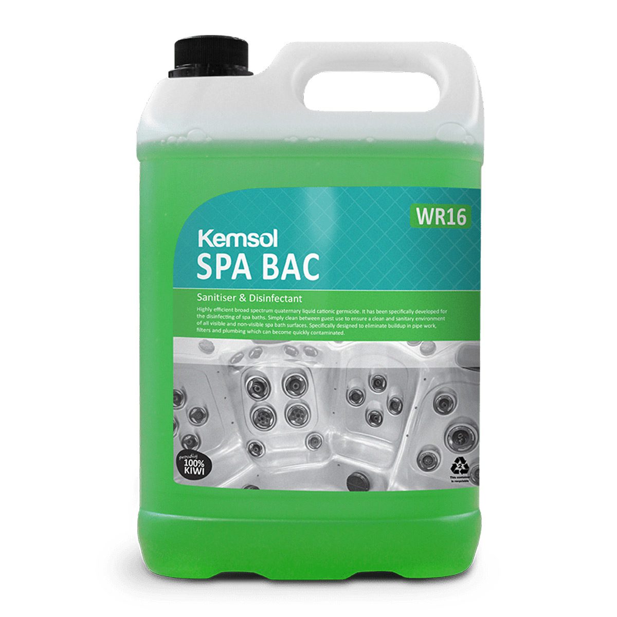 cleaning-products-washroom—kemsol-spa-bac-sanitiser-5L-litre-efficient-broad-spectrum-quaternary-liquid-cationic-germicide-for-disinfecting-spa-baths-vjs-distributors-KSPA