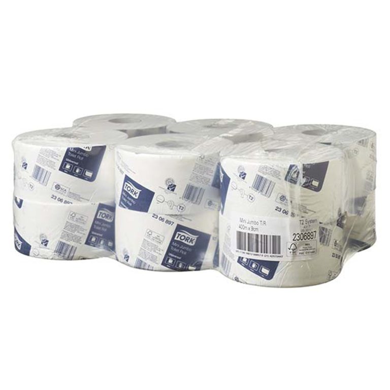 Tork Toilet Paper Mini Jumbo 2ply 200m 12rolls | VJ Distributors