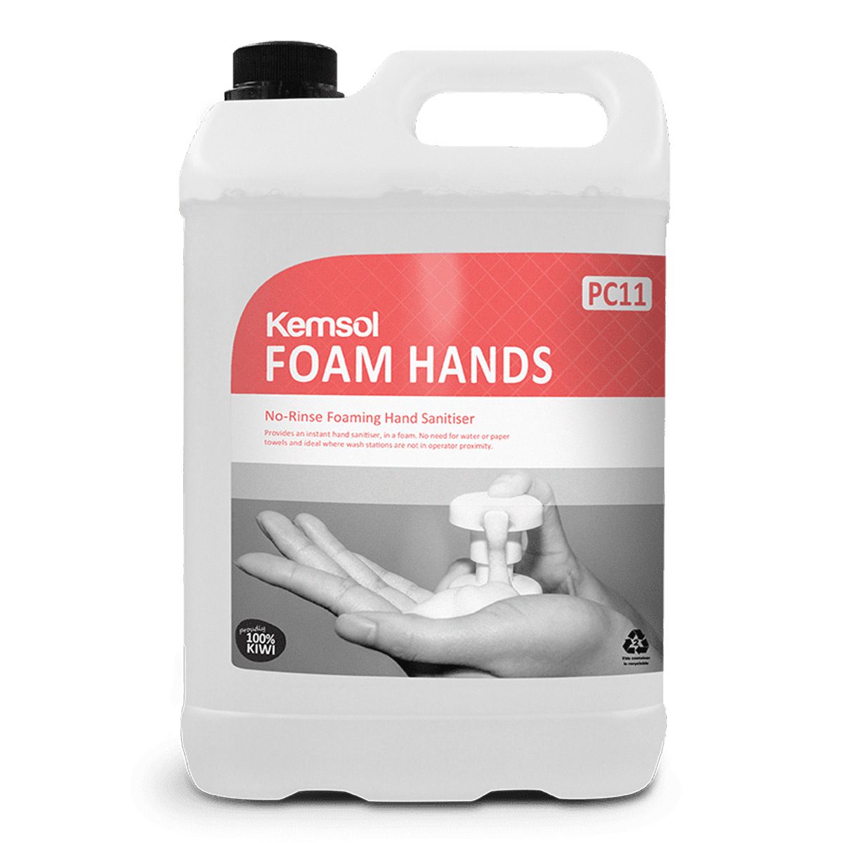 washroom-skincare-hand-sanitiser-kemsol-foam-hands-no-rinse-hand-sanitiser-5L-litre-instant-hand-sanitiser-no-need-for-water-or-paper-towels-alcohol-free-formula-vjs-distributors-KFOAM