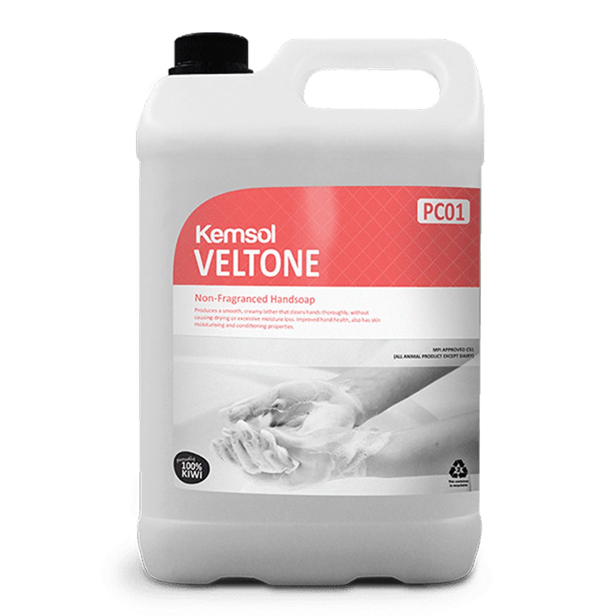 washroom-skincare-hand-soap-kemsol-veltone-hand-soap-smooth-creamy-lather-cleans-hands-thoroughly-improves-hand-health-skin-moisturising-conditioning properties-vjs-distributors-KVELTONESKU
