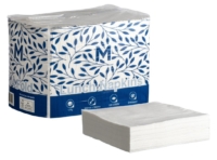 1/4 Fold Lunch Napkin White 1 Ply x 3000