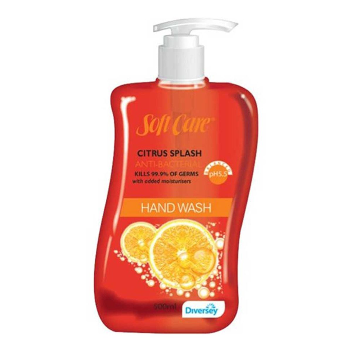 washroom-skincare-hand-soap-diversey-softcare-citrus-antibacterial-soap-500ml-removes-bacteria-kills-99.9%-germs-hypoallergenic-dermatologically-tested-non-toxic-pH-balanced-vjs-distributors-4378730
