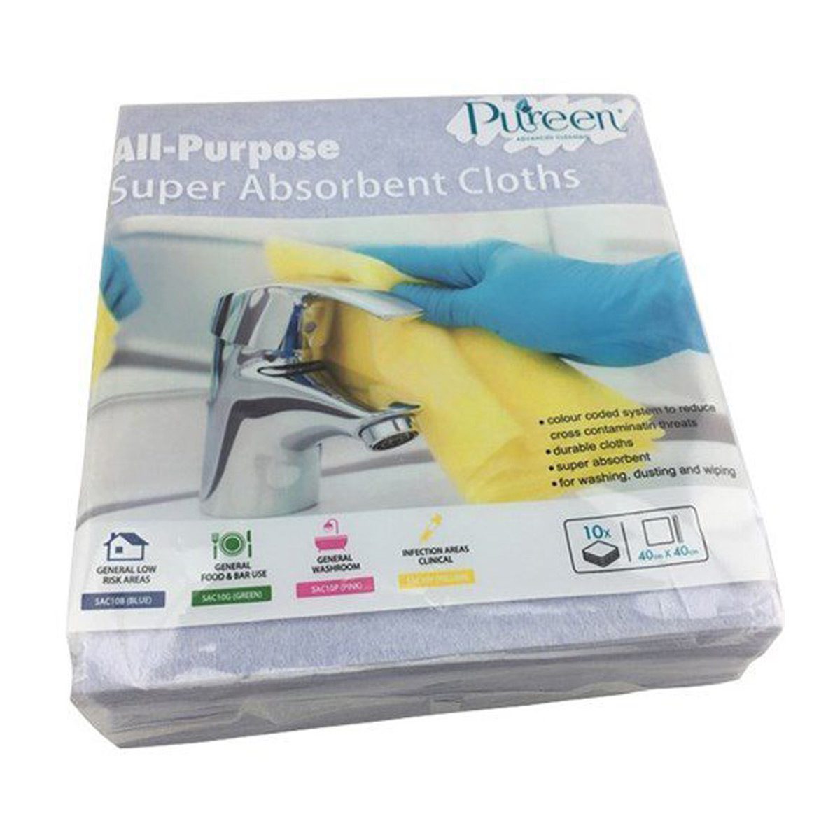 cleaning-equipment-cloths-scourers-wipes-SF0724-colourtex-blue-cloth-10s-pureen-multi-purpose-super-absorbent-cloths-blue-40x40cm-cloth-vjs-distributors-SAC10B