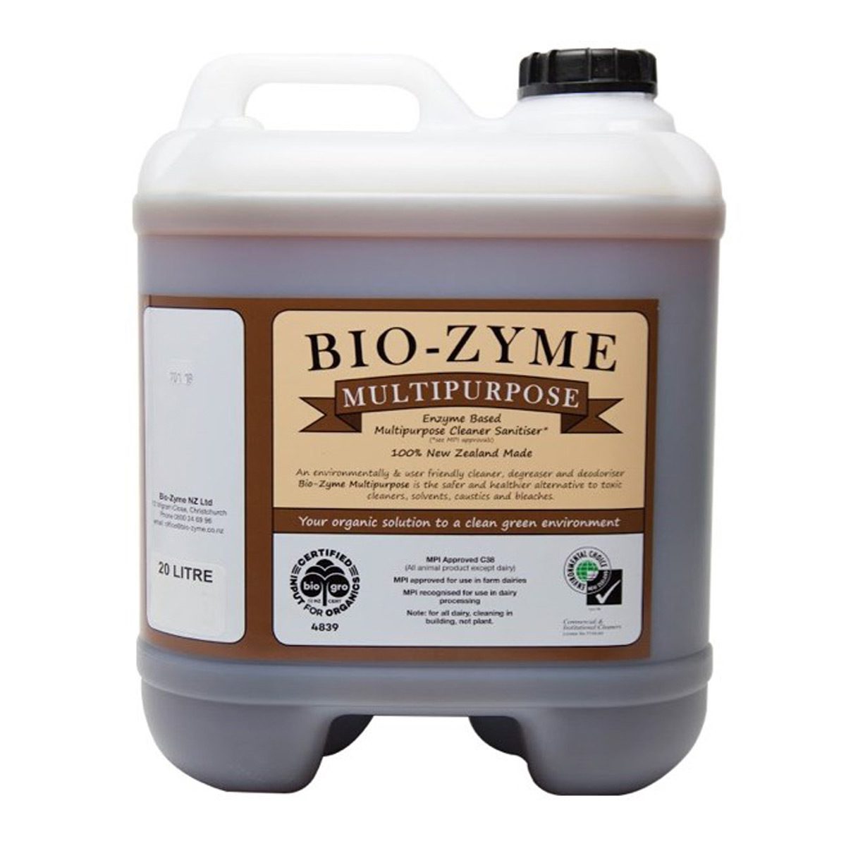cleaning-products-environmental-bio-zyme-multipurpose-20L-litre-clean-floors-walls-benches-all-food-processing-equipment-neutralises-contaminants-as-biodegradable-cleaner-vjs-distributors-BZMULTI20