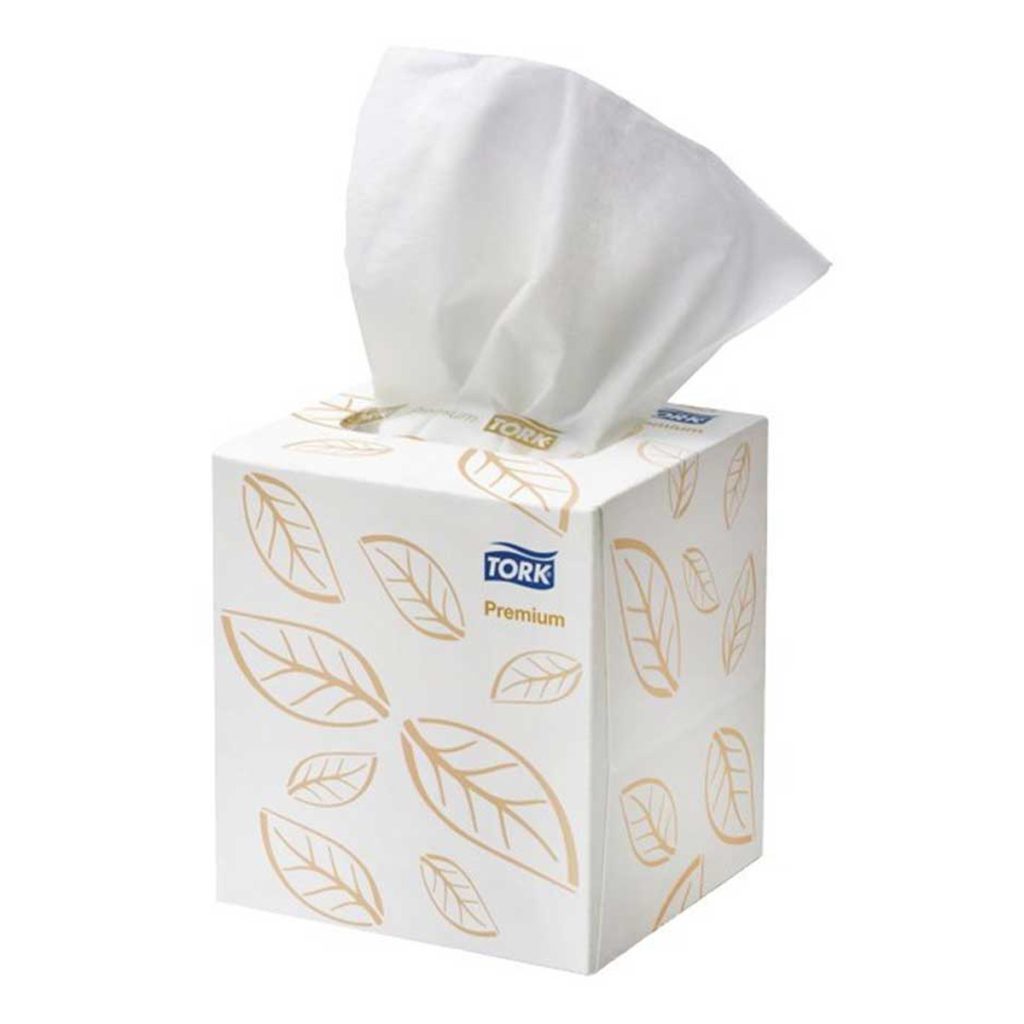 Tork Extra Soft Facial Tissue Cube 90 Sheet x 24 VJ Distributors