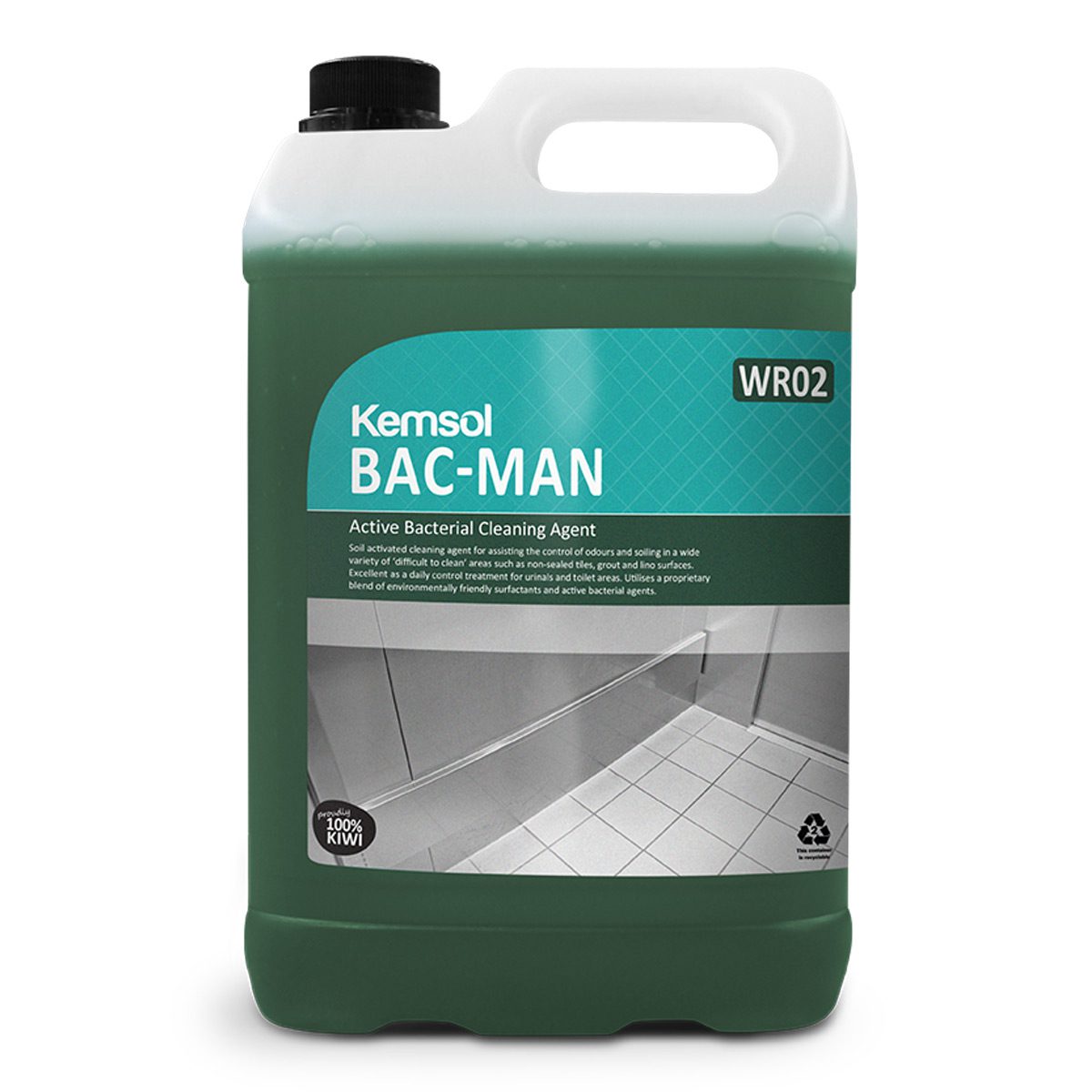 cleaning-products-disinfectants-and-sanitisers-kemsol-bac-man-cleaner-5L-litre-soil-activated-cleaning-agent-daily-control-treatment-for-urinals-and-toilet-areas-vjs-distributors-KBACM