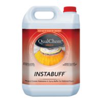 cleaning-products-floorcare-qualchem-instabuff-floor-maintainer-5L-litre-red-coloured-liquid-cleaner-maintainer-contains-bactericide-apply-with-mop-buff-or-spray-buff-system-vjs-distributors-ISB5