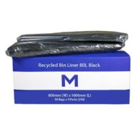 bins-bin-liners-bags-rubbish-bags-black-bin-liner-80L-litre-50-pack-recycled-rubbish-bin-liners-puncture-strength-versatility-reliable-economical-protection-vjs-distributors-RB80L