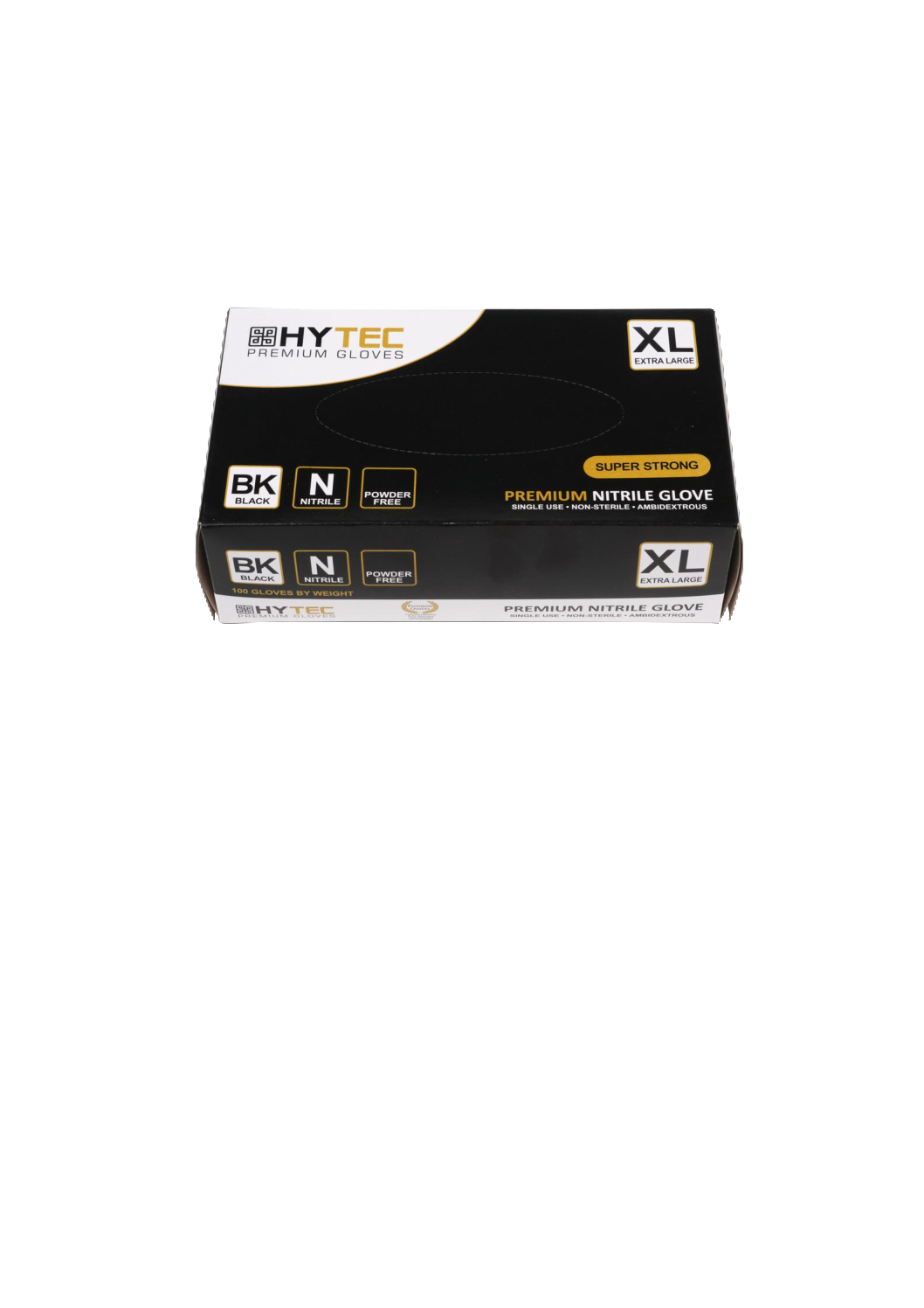 Black Nitrile Powder Free Glove XLarge- 100pk