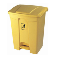 bins-bin-liners-bags-rubbish-bins-heavy-duty-pedal-bin-yellow-68L-litre-durable-plastic-super-easy-to-clean-foo-pedal-makes-waste-disposal-breeze-vjs-distributors-BP72143