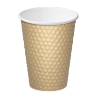 consumables-and-hospitality-packaging-dimple-cup-brown-12oz-355ml-x500-designed-insulating-pockets-air-reduce-heat-transferred-from-contents-fingers-vjs-distributors-hawkes-bay-nz-CA-DMPL12-BRN