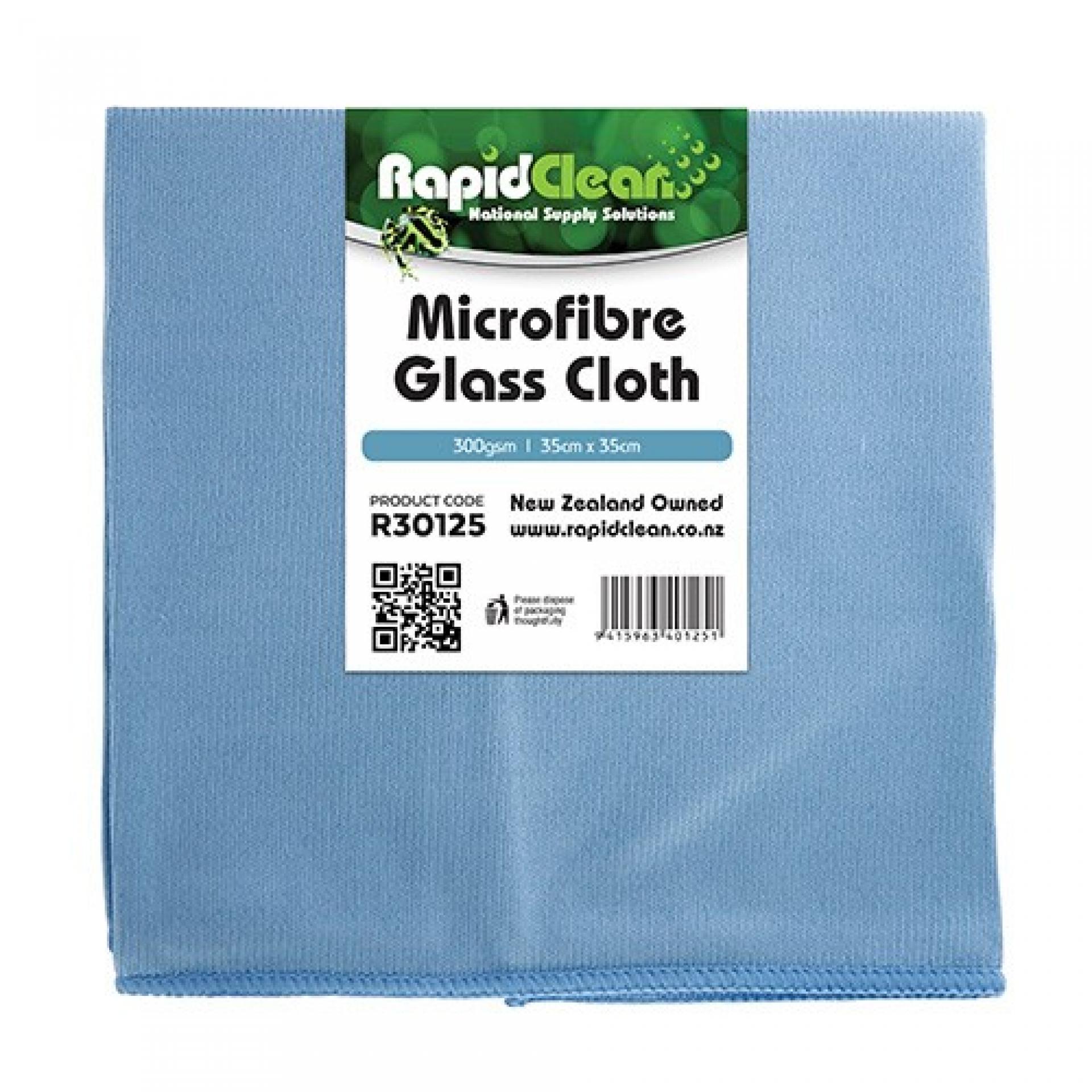 RapidClean Microfibre Glass Cloth 35 x 35cm