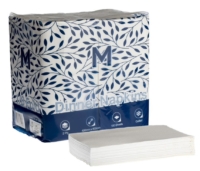 Quilted Dinner Napkins 1/8 Fold White 400mm 2Ply 800 Sheets