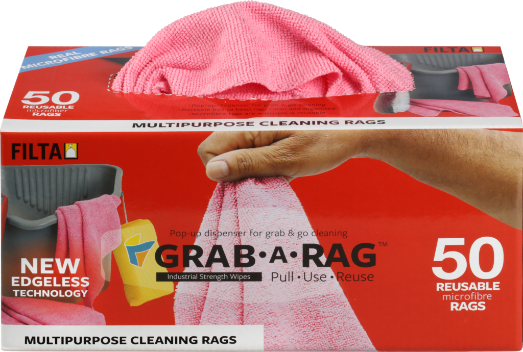 Grab a Rag PINK - 50 Pack - VJ Distributors