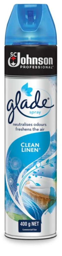 Glade Clean Linen Aerosol - 400gm