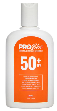 Probloc SPF 50 + Sunscreen 250ML Squeeze Bottle