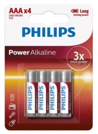 Philips AAA Alkaline Battery - 4pk