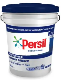 Persil Active Clean Laundry Powder Bucket - 8 kg