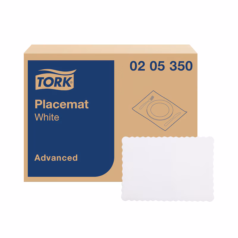 Tork White Placemats - 2000